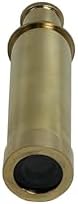 25 Inch Antique Brass Folding Telescope for Decor and Travel