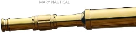Brass Navy Griffith Adjustable Tripod Decorative Telescope Stand