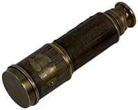 RS INTERNATIONAL 42 cm Antique Brass Folding Telescope Nautical Spyglass for Travel Dcor