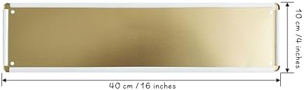 Vintage Tin Sign Retro Metal Decor Wall Art Plaque 16x4 In