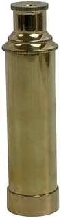 25 Inch Antique Brass Folding Telescope for Decor and Travel