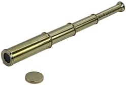 39 cm Antique Brass Folding Telescope for Home Dcor