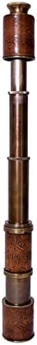 Antique Brass Royal Look 15X Magnification Telescope