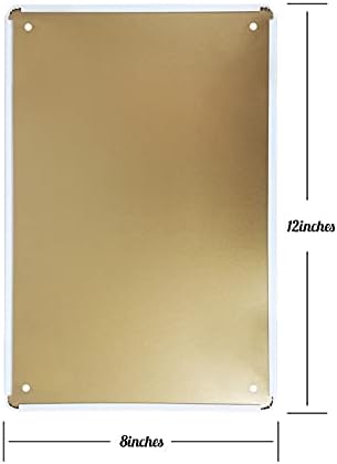 Vintage Metal Tin Sign 8x12 Inch Decor for Home Garage Porch Club Wall Hanging