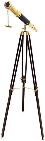 Vintage Griffith Harbor Master Telescope with Adjustable Wooden Tripod