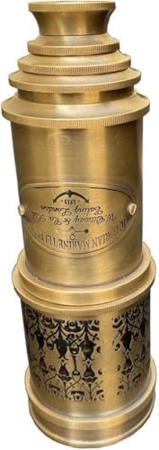 Antique Style Spyglass Telescope for Adventure and Decor
