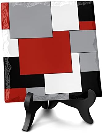 Abstract Wooden Stand Plaque Desk Decor