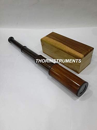 Vintage Nautical Telescope with Decorative Box