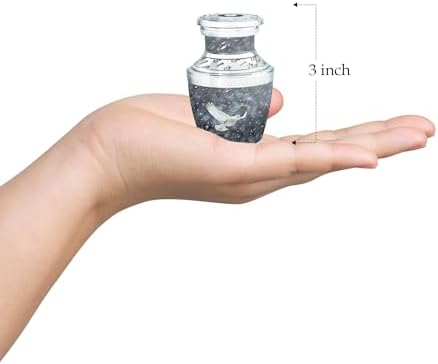 Dove in Heavy Rain 3 Inch Urn Set of 4 1
