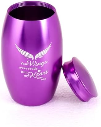 Purple Angel Decorative Urn for Human Ashes