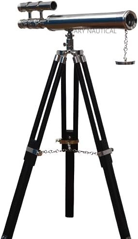 Mary Nautical Antique Marine Brass Telescope with Tripod