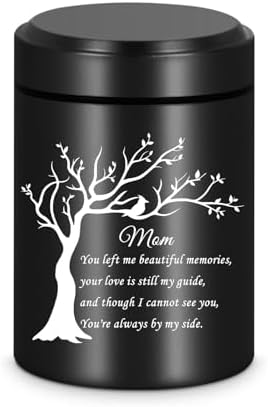 Mini Cremation Urn 275 Inch Aluminum Tree of Life Keepsake