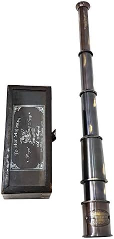 Handmade Royal Navy Spyglass 20x Magnification Telescope