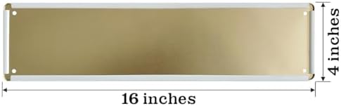 Vintage Wall Art Decor Metal Road Sign 16 X 4 Inch