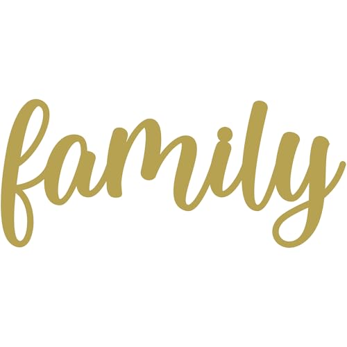 Bosfori Family Wall Sign 12 Inch Gold