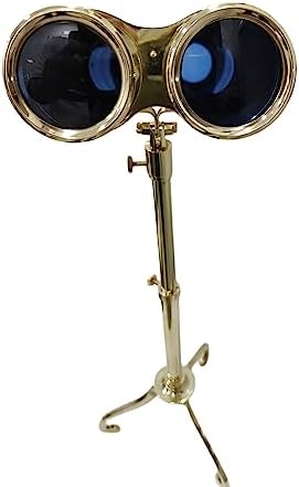 Brass Binocular Nautical Spyglass Decorative Telescope