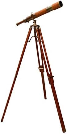 Nautical Article Vintage Marine Telescope with Moon Arc