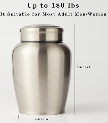 Stainless Steel Decorative Urn for Ashes