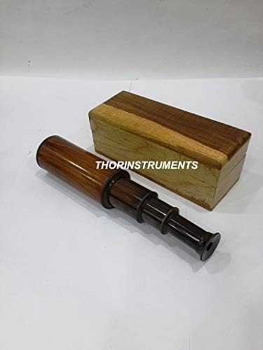 Vintage Nautical Telescope with Decorative Box