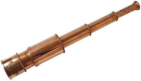 Nautical Sailor Boat Copper Telescope Collapsible Royal Navy Spyglass 1915