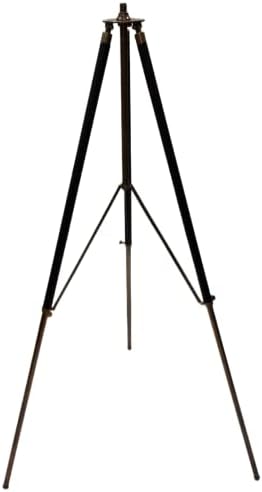 Vintage Marine Brass Telescope with Adjustable Tripod Stand