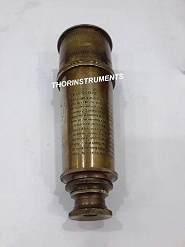 Nautical Antique Spyglass Telescope for Home Decor