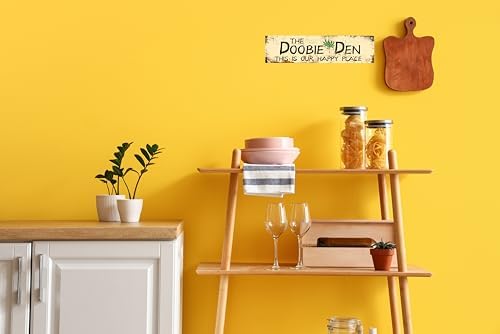 Vintage Tin Sign Retro Metal Decor Wall Art Plaque 16x4 In