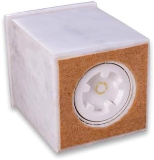 Bey-Berk Deering Moments Personalized White Marble Urn for Human or Pet Ashes