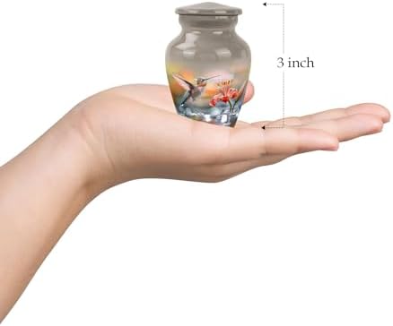 Elegant Hummingbird Urn Set of 4 - 3 Inch Ashes Urn