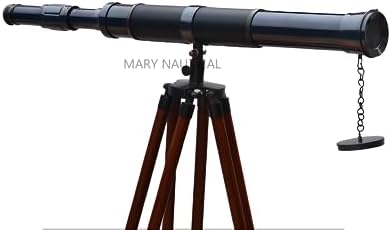 Mary Nautical Brass Telescope with DF Lens and Adjustable Tripod Stand