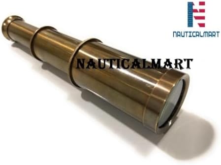 Marine Brass Telescope 6 Antique Finish with Leather Case