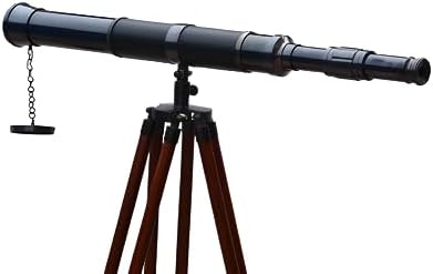 Mary Nautical Brass Telescope with DF Lens and Adjustable Tripod Stand