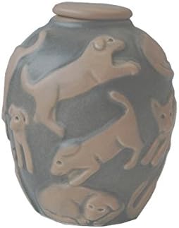 I Love My Pet Handmade Ceramic Dog Urn 5 Inch