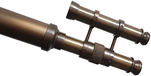 Antique Nautical Telescope with Floor Standing Tripod - 62 Inch Vintage Decor