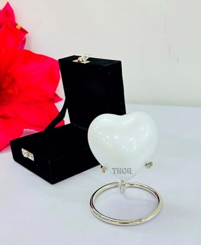 White Heart Shaped Keepsake Urn for Human Ashes