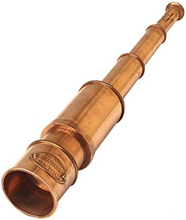 Nautical Sailor Boat Copper Telescope Collapsible Royal Navy Spyglass 1915