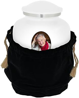 Homage Medium Custom Photo Cremation Urn - 80 Cubic Inch Capacity