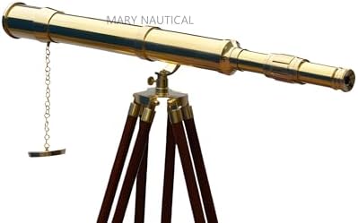 Mary Nautical Floor Standing Brass Griffith Telescope