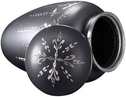 GH Aluminum Diamond Funeral Urns Grey 7 x 7 x 10