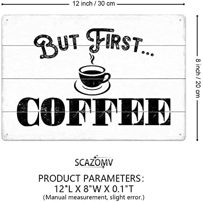 But First Coffee Sign Decor for Kitchen