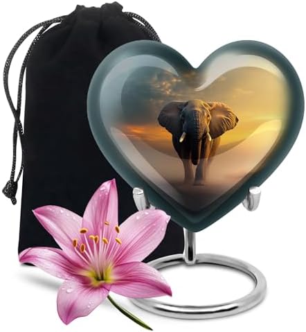 8-Inch Decorative Cremation Urn for Human Ashes