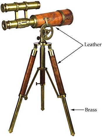 Brass Orange Antique Finish Telescope Stand