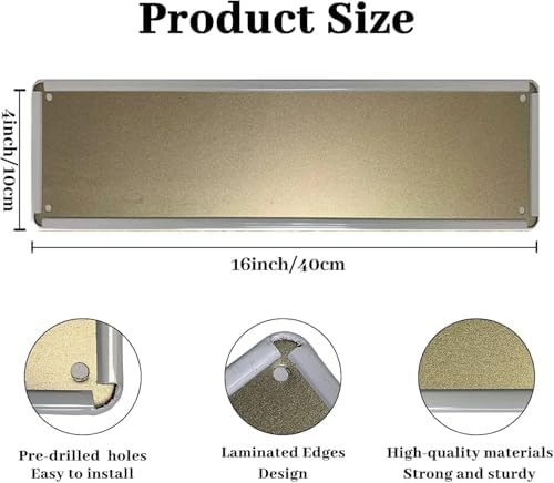 Vintage Metal Tin Sign Fashion Designer 4x16 Inch