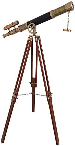 Adjustable Brass Nautical Telescope Home Decor