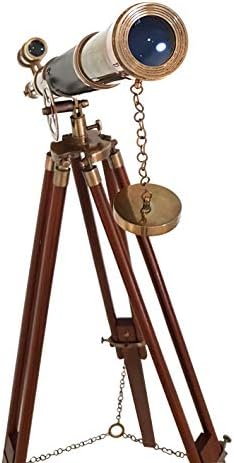 Adjustable Brass Nautical Telescope Home Decor