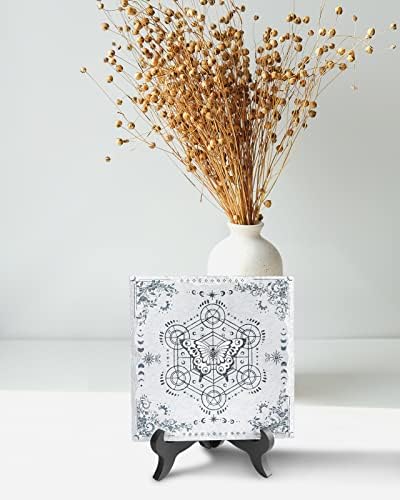 Wooden Stand Desk Decor Butterfly Flower Sign