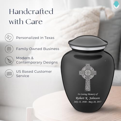 GetUrns Celtic Cross Cremation Urn for Human Ashes
