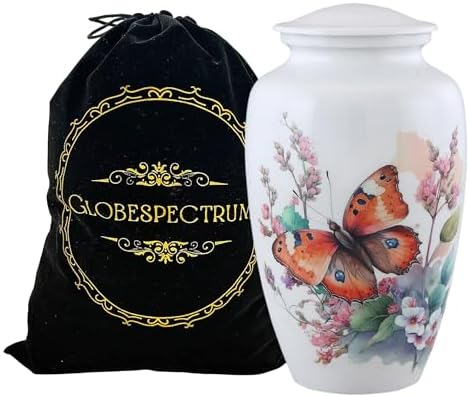 Cremation Urn for Adult Human Ashes Handcrafted Decorative Memorial Urn with 200 Cubic Inch Capacity