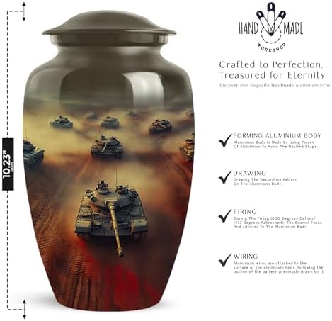 Elegant Gray Cremation Urn Set of 5