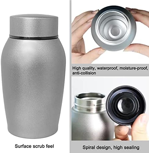 Custom Personalized Pet Urn for Dog and Cat Ashes - Stainless Steel Memorial Urns